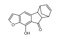 10-hydroxy-5,8-methano-9-oxo-4b,5,8,8a,9-pentahydrofluoreno[2,3-b]furan Structure