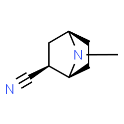 7-Azabicyclo[2.2.1]heptane-2-carbonitrile,7-methyl-,(1R,2R,4S)-rel-(9CI)结构式