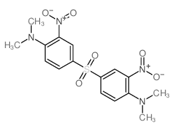 Aniline,4,4'-sulfonylbis[N,N-dimethyl-2-nitro- (8CI)结构式