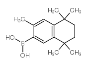 (3,5,5,8,8-Pentamethyl-5,6,7,8-tetrahydronaphthalen-2-yl)boronic acid Structure