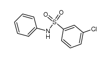 3-chloro-N-phenylbenzenesulfonamide结构式