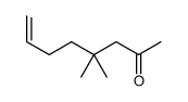 4,4-dimethyloct-7-en-2-one Structure