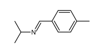 isopropyl-[(4-methylphenyl)meth-(E)ylidene]amine结构式