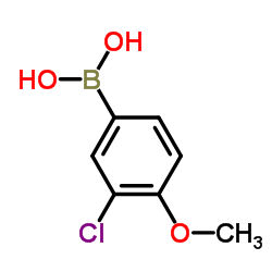 (3-Chloro-4-methoxyphenyl)boronic acid Structure