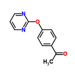 1-[4-(2-PYRIMIDINYLOXY)PHENYL]-1-ETHANONE Structure