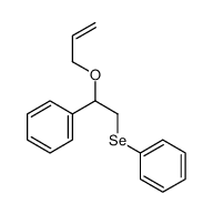 (2-phenyl-2-prop-2-enoxyethyl)selanylbenzene Structure