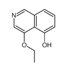 5-Isoquinolinol,4-ethoxy-(9CI) structure