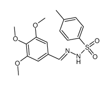 3,4,5-trimethoxybenzaldehyde p-toluenesulphonylhydrazone结构式