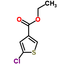 5-氯噻吩-3-羧酸乙酯结构式