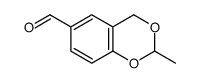 4H-1,3-Benzodioxin-6-carboxaldehyde,2-methyl-(9CI) Structure