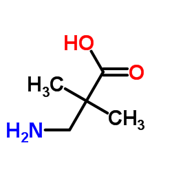 3-Amino-2,2-dimethylpropanoic acid structure