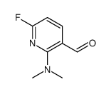 2-(Dimethylamino)-6-fluoronicotinaldehyde Structure