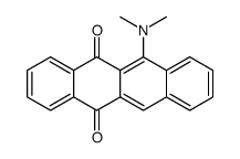 6-(dimethylamino)tetracene-5,12-dione结构式