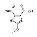 (9ci)-2-甲氧基-5-硝基-1H-咪唑-4-羧酸结构式