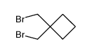 1,1-bis-bromomethyl-cyclobutane Structure