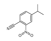 4-异丙基-2-硝基苯甲腈结构式