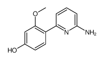 4-(6-氨基-2-吡啶)-3-甲氧基苯酚结构式