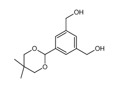 [3-(5,5-dimethyl-1,3-dioxan-2-yl)-5-(hydroxymethyl)phenyl]methanol结构式