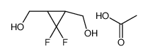 acetic acid,[(1S,3S)-2,2-difluoro-3-(hydroxymethyl)cyclopropyl]methanol结构式