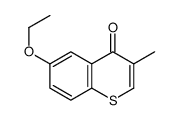 4H-1-Benzothiopyran-4-one,6-ethoxy-3-methyl-(9CI)结构式
