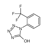 1-[2-(trifluoromethyl)phenyl]-2H-tetrazol-5-one Structure