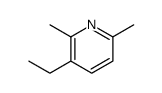 2,6-Dimethyl-3-ethylpyridine Structure