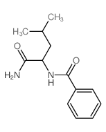 Benzamide,N-[1-(aminocarbonyl)-3-methylbutyl]- structure