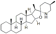 (22R,25R)-Spirosolane Structure