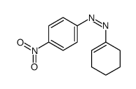 cyclohexen-1-yl-(4-nitrophenyl)diazene结构式