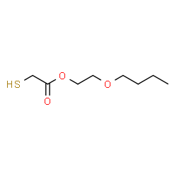 Mercaptoacetic acid 2-butoxyethyl ester structure