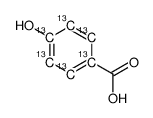 4-hydroxybenzoic acid结构式