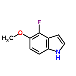 4-Fluoro-5-methoxy-1H-indole Structure