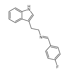 N-(4-fluorobenzylidene)-2-(1H-indol-3-yl)ethanamine Structure