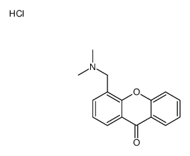 4-[(dimethylamino)methyl]xanthen-9-one,hydrochloride Structure