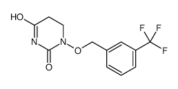 1-[[3-(trifluoromethyl)phenyl]methoxy]-1,3-diazinane-2,4-dione Structure