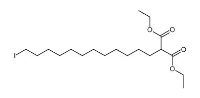 12-iodo-dodecylmalonic acid diethyl ester Structure