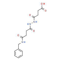 4-{2-[4-(Benzylamino)-4-oxobutanoyl]hydrazino}-4-oxobutanoic acid结构式