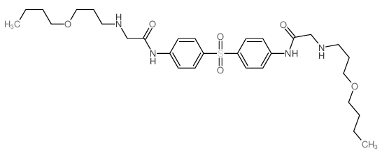 2-(3-butoxypropylamino)-N-[4-[4-[[2-(3-butoxypropylamino)acetyl]amino]phenyl]sulfonylphenyl]acetamide picture