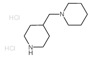 1-(4-Piperidinylmethyl)piperidine dihydrochloride structure