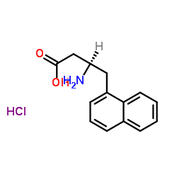 H-D-b-HoAla(1-naphthyl)-OH.HCl结构式