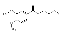 1-CHLORO-5-(3,4-DIMETHOXYPHENYL)-5-OXOPENTANE Structure