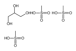 methanesulfonic acid,propane-1,2,3-triol结构式