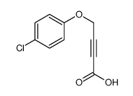 4-(4-chlorophenoxy)but-2-ynoic acid结构式