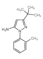 3-AMINO-5-TERT-BUTYL-2-O-TOLYL-2H-PYRAZOLE structure