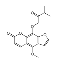 Anhydrobyankangelicin structure