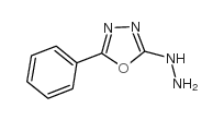 2-HYDRAZINO-5-PHENYL-1,3,4-OXADIAZOLE structure