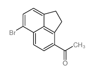 1-(6-bromoacenaphthen-3-yl)ethanone结构式