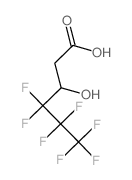 4,4,5,5,6,6,6-heptafluoro-3-hydroxy-hexanoic acid structure