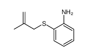 2-(2-methylprop-2-enylsulfanyl)aniline结构式