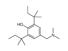 4-[(dimethylamino)methyl]-2,6-bis(2-methylbutan-2-yl)phenol Structure